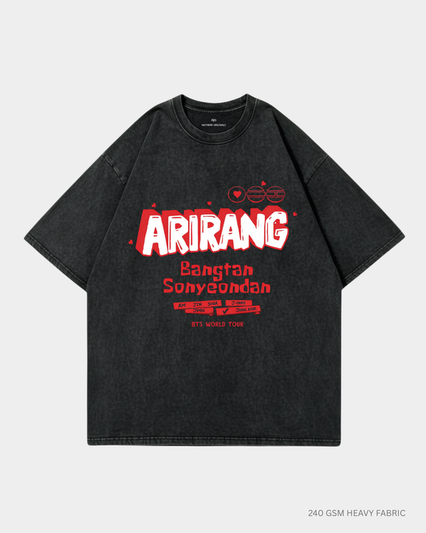 Arirang Bangtan Sonyeondan Unisex Oversized T-Shirt | Antherr Core