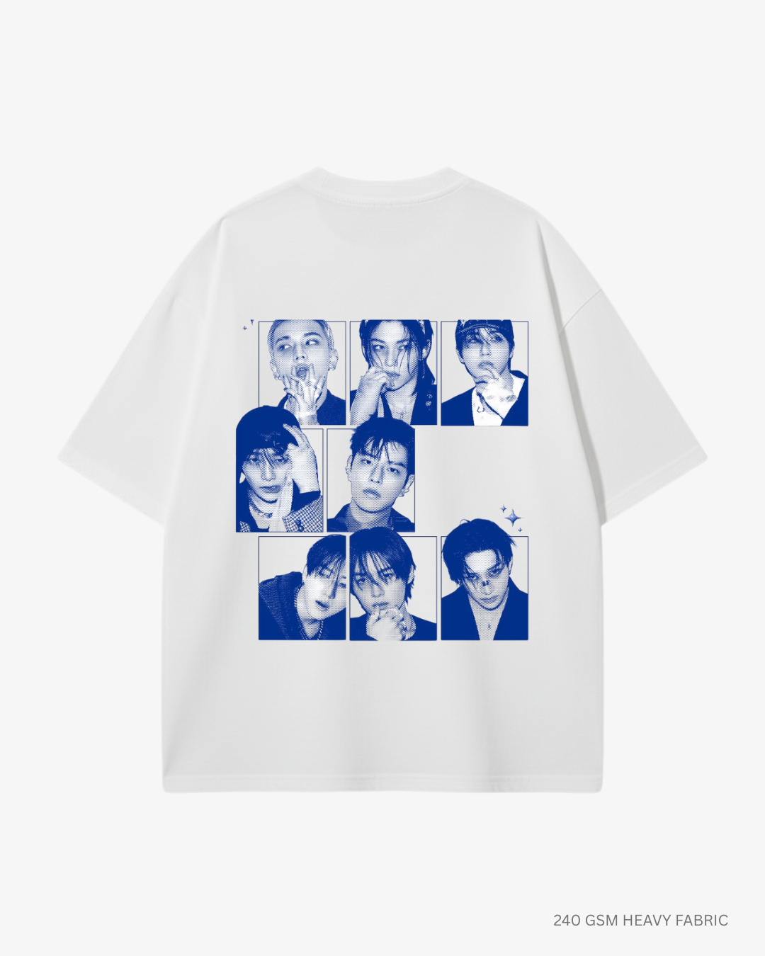 Straykids KARMA Oversized T-Shirt India | Antherr Core White Cotton 240 GSM