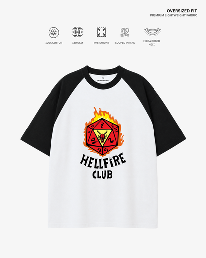 Hellfire Club Dice Unisex Oversized T-Shirt