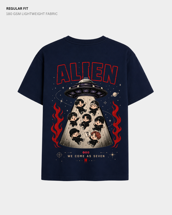 Chibi Alien Arirang BTS Regular Fit T-Shirt | Antherr Core