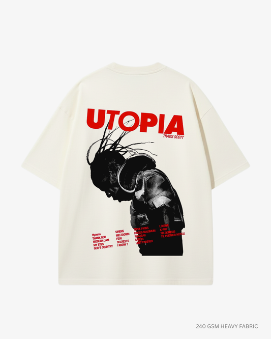 Travis Scott Utopia oversized tshirt India
