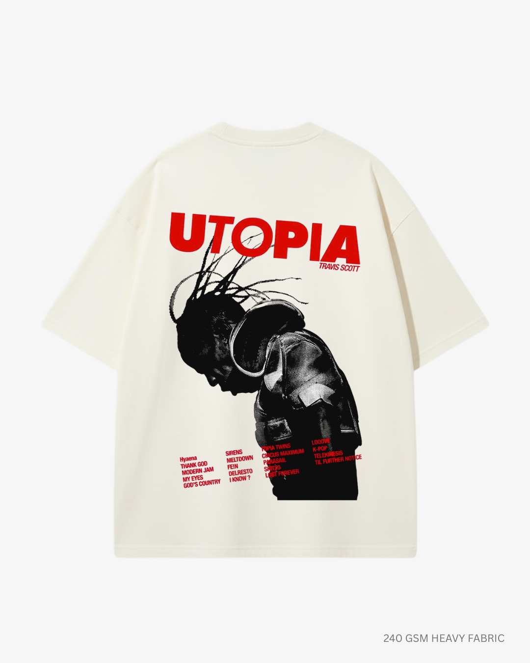 Travis Scott rap graphic oversized tshirt antherr core
