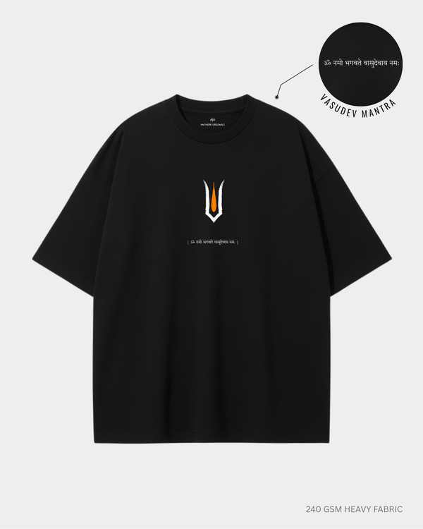 Om Namo Bhagwate Vasudevay Unisex Oversized T-Shirt | Antherr Originals