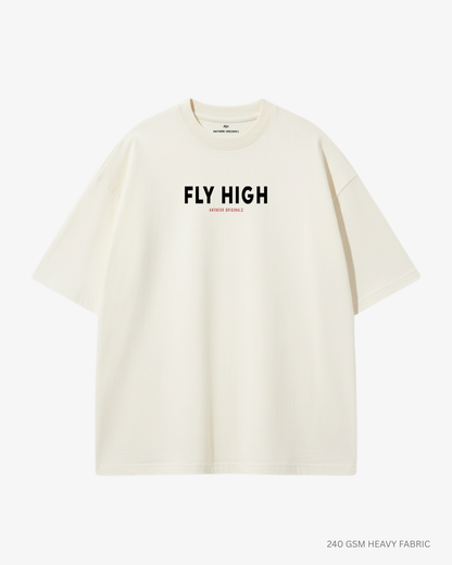 Fly High Oversized T-Shirt for Men & Women | Antherr Originals