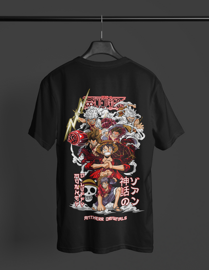 Luffy Gear 5- One Piece: Anime- Oversized T-Shirts