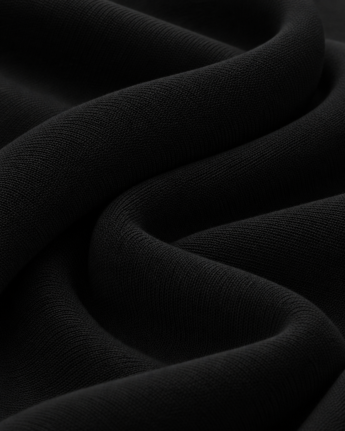 Basic Black Oversized T-Shirt | French Terry Cotton