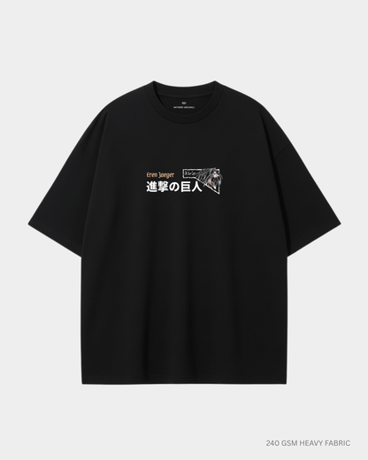 Eren Titan Rage Unisex Oversized T-Shirt | Antherr Core