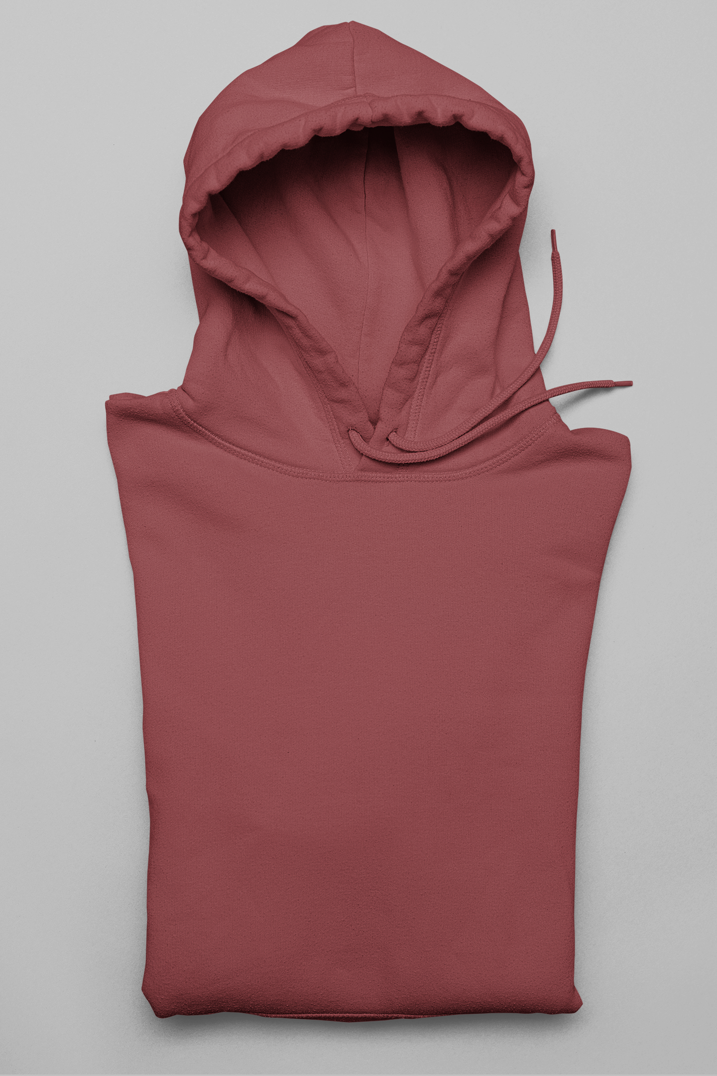 Basic Coral Red Unisex Winter Hoodies