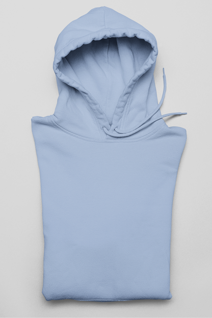 Basic Snow Blue Winter Unisex Hoodies