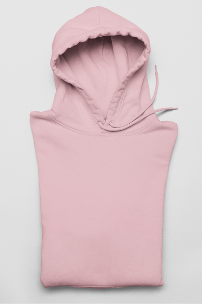 Basic Light Baby Pink Unisex Winter Hoodies