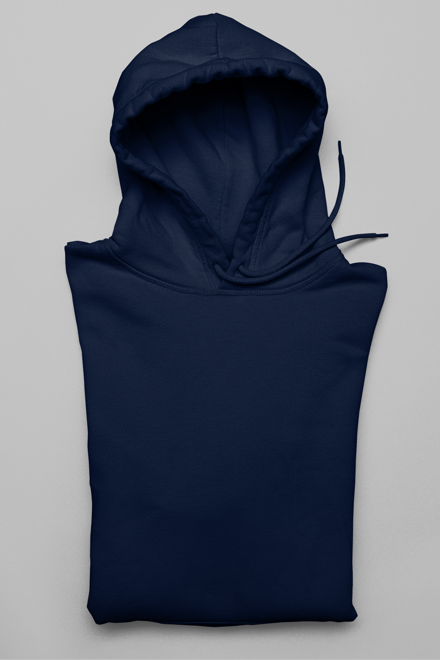 Basic Navy Blue Unisex Winter Hoodies