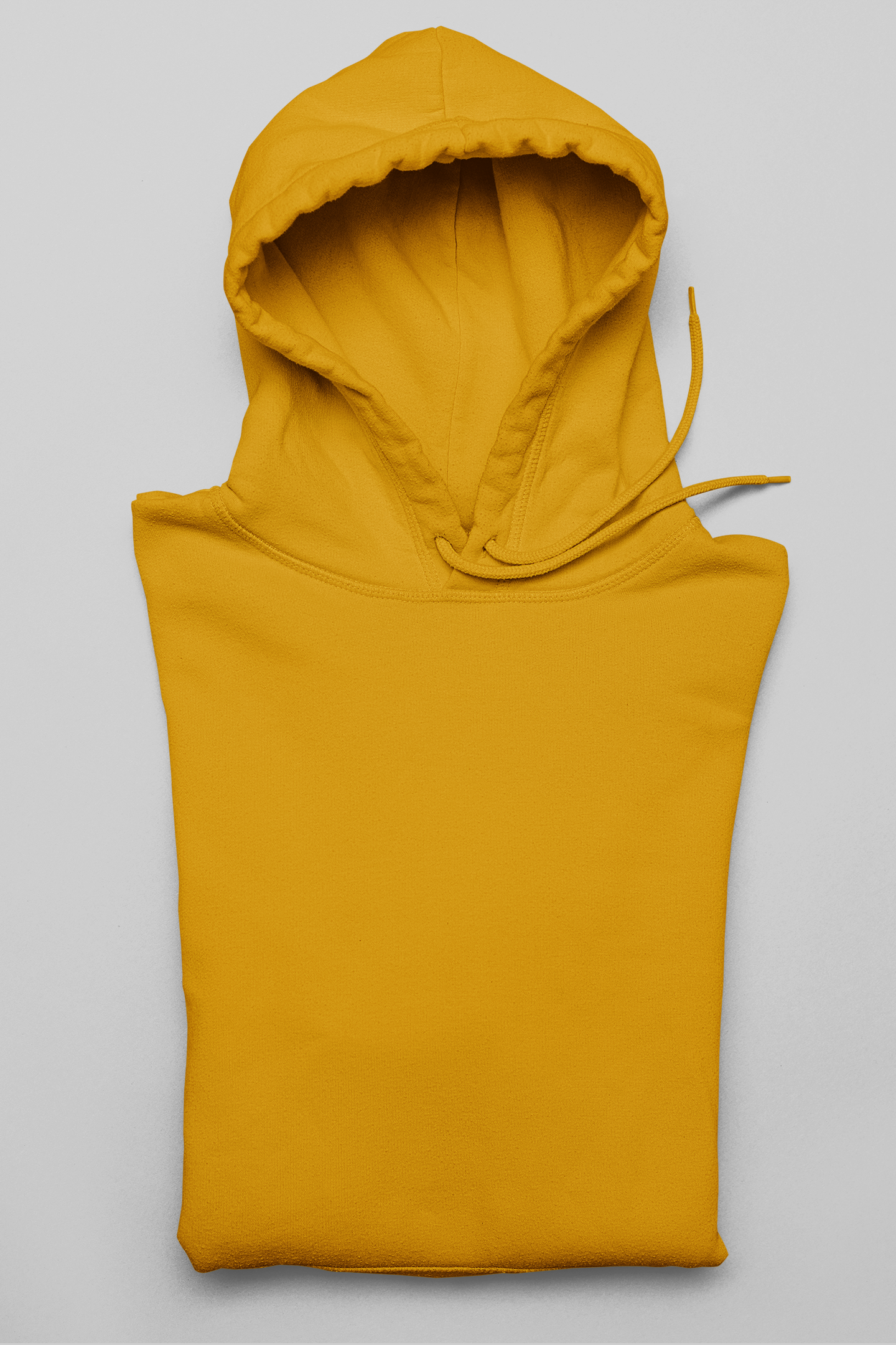 Basic Mustard Yellow Unisex Winter Hoodies