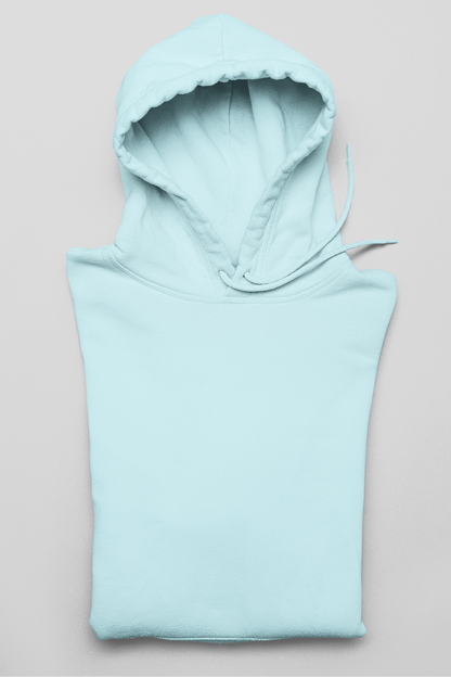 Basic Mint Blue Unisex Winter Hoodies