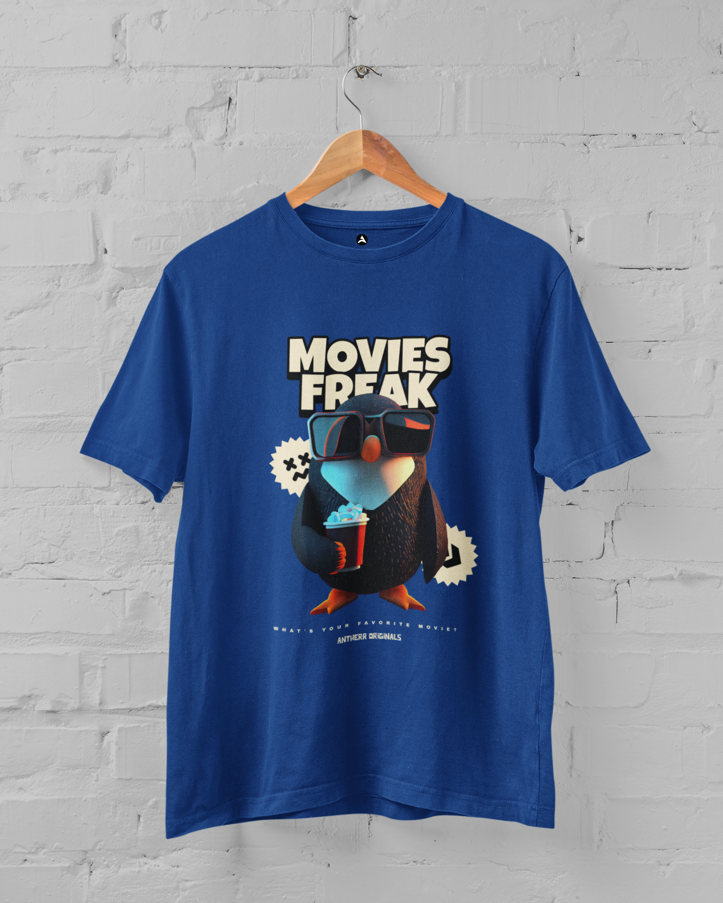 Movie Freak: Regular Fit T-Shirts ROYAL BLUE