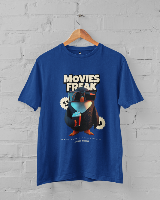Movie Freak: Regular Fit T-Shirts ROYAL BLUE
