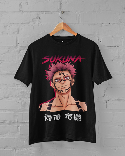 Sukuna-Jujutsu Kaisen: Anime- Oversized T-Shirts