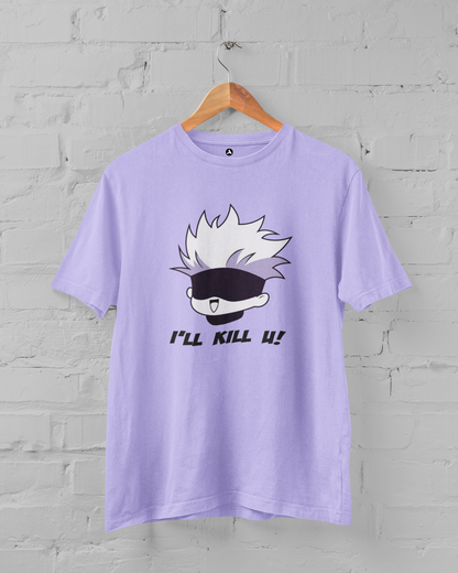 I'll Kill You: Jujutsu Kaisen: Anime- Oversized T-Shirts