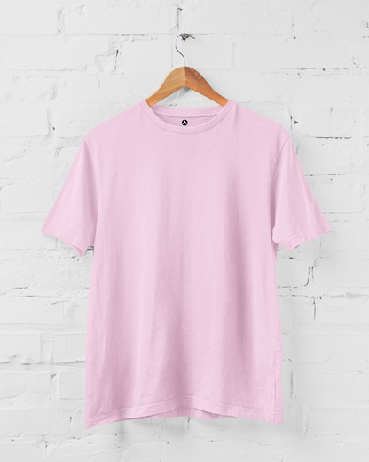 Basic Oversized T-shirt for Men: Baby Pink