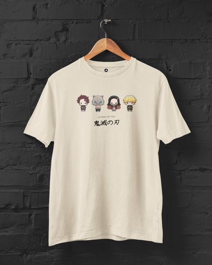 Demon Days: Demon Squad: Anime Oversized T-Shirts