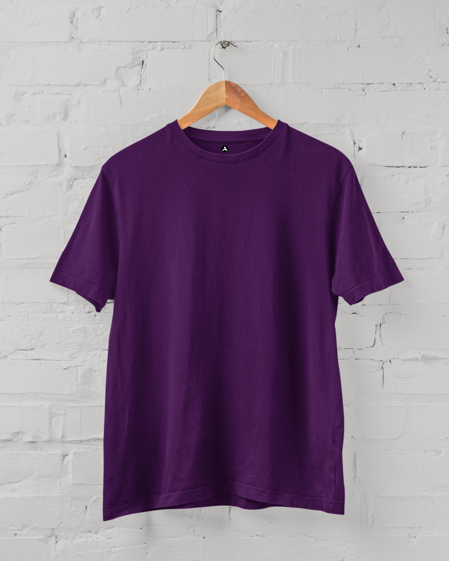 Basic Oversized T-shirt for Men: Purple