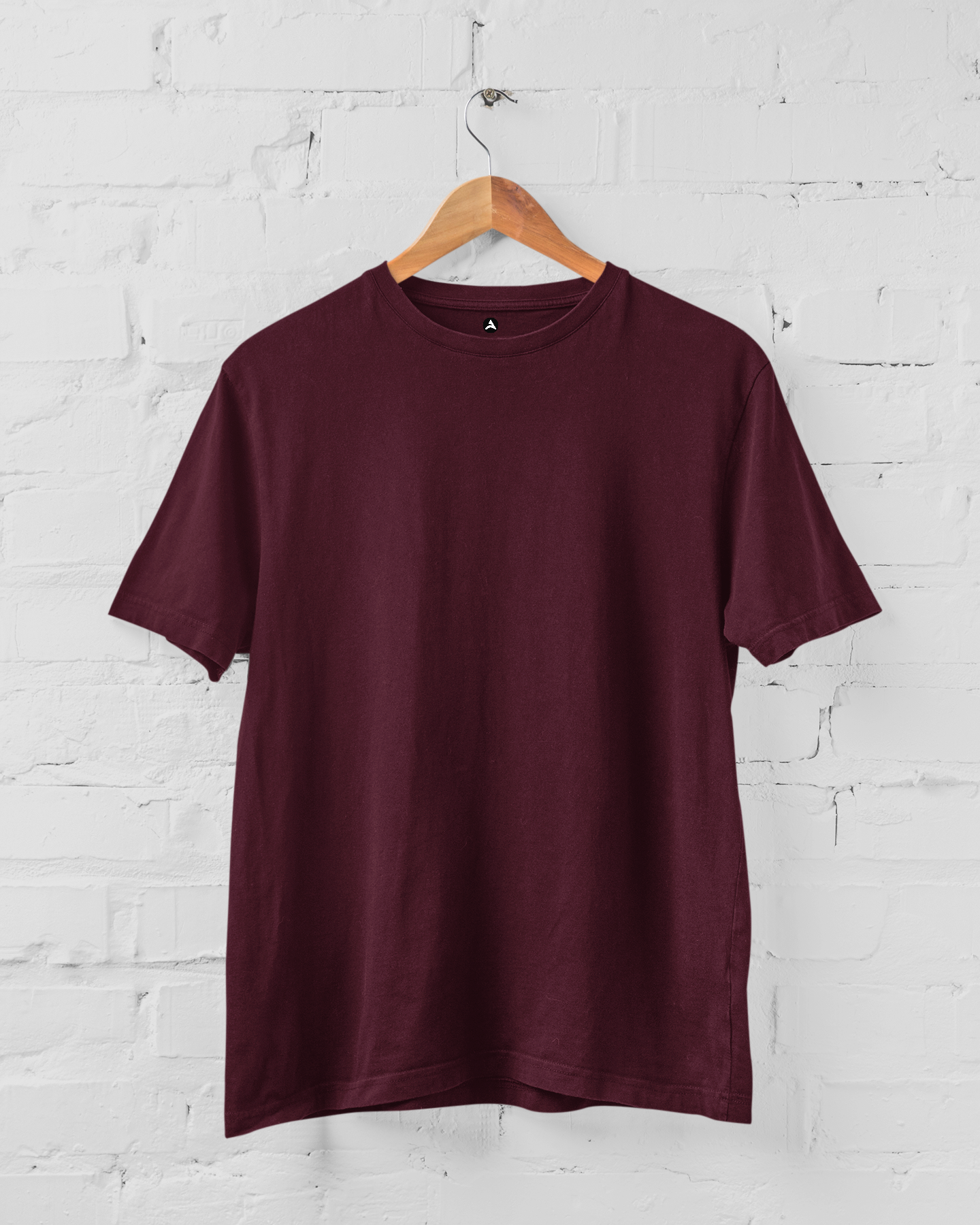 Basic Oversized T-shirt for Women: Maroon