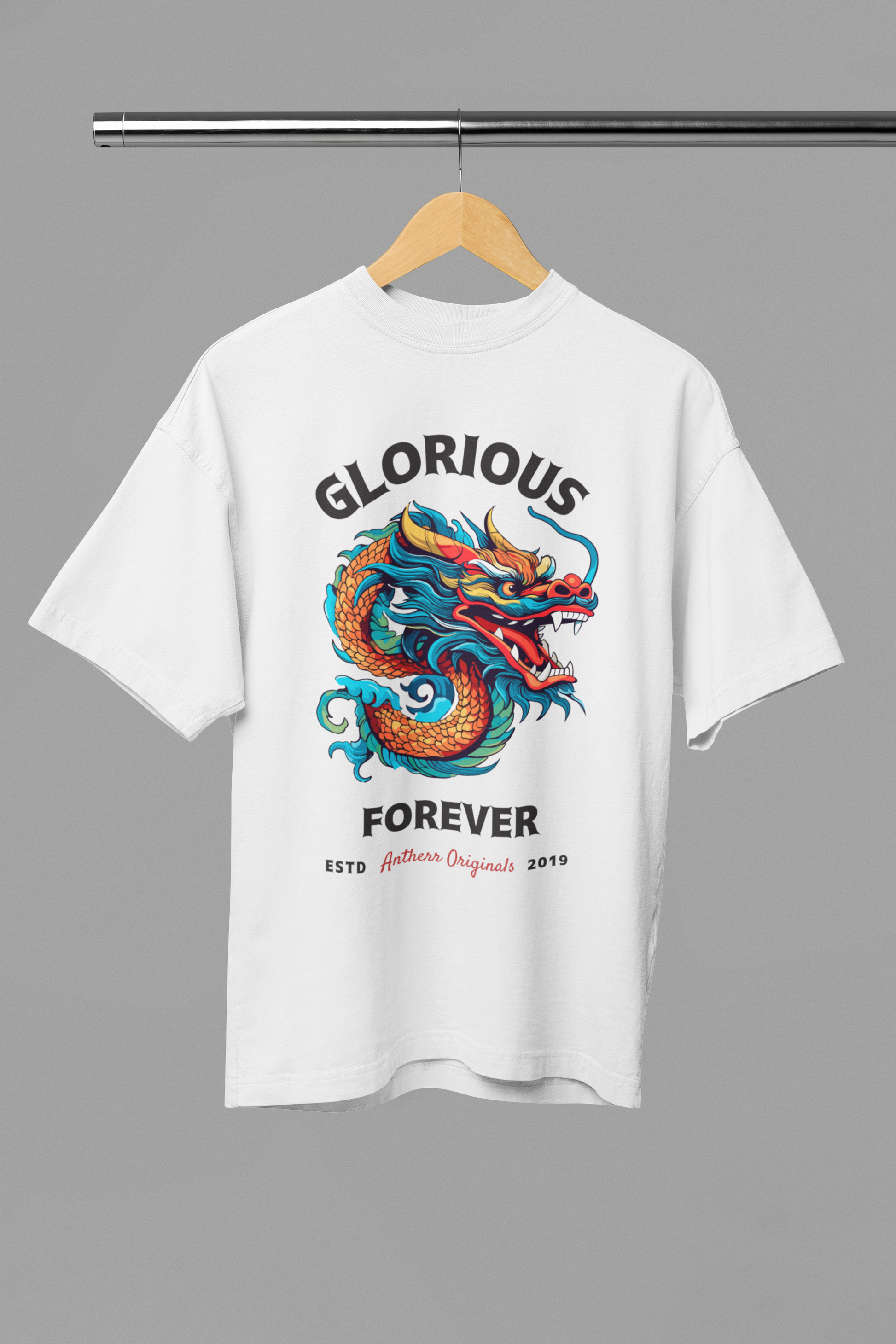 Glorious Forever: Oversized T-Shirts WHITE