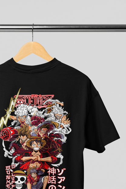 Luffy Gear 5- One Piece: Anime- Oversized T-Shirts
