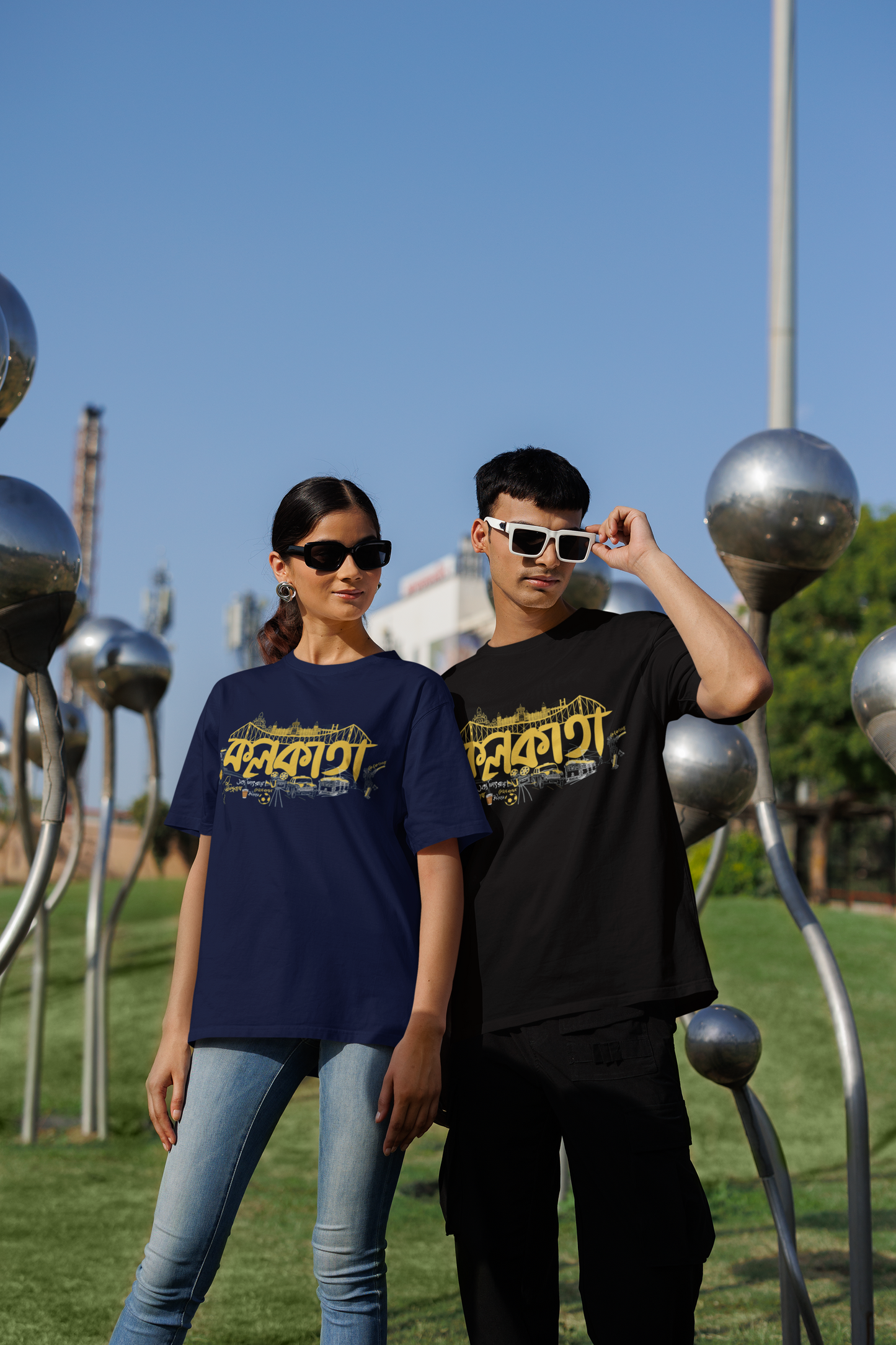 Kolkata Unisex Oversized T-Shirts