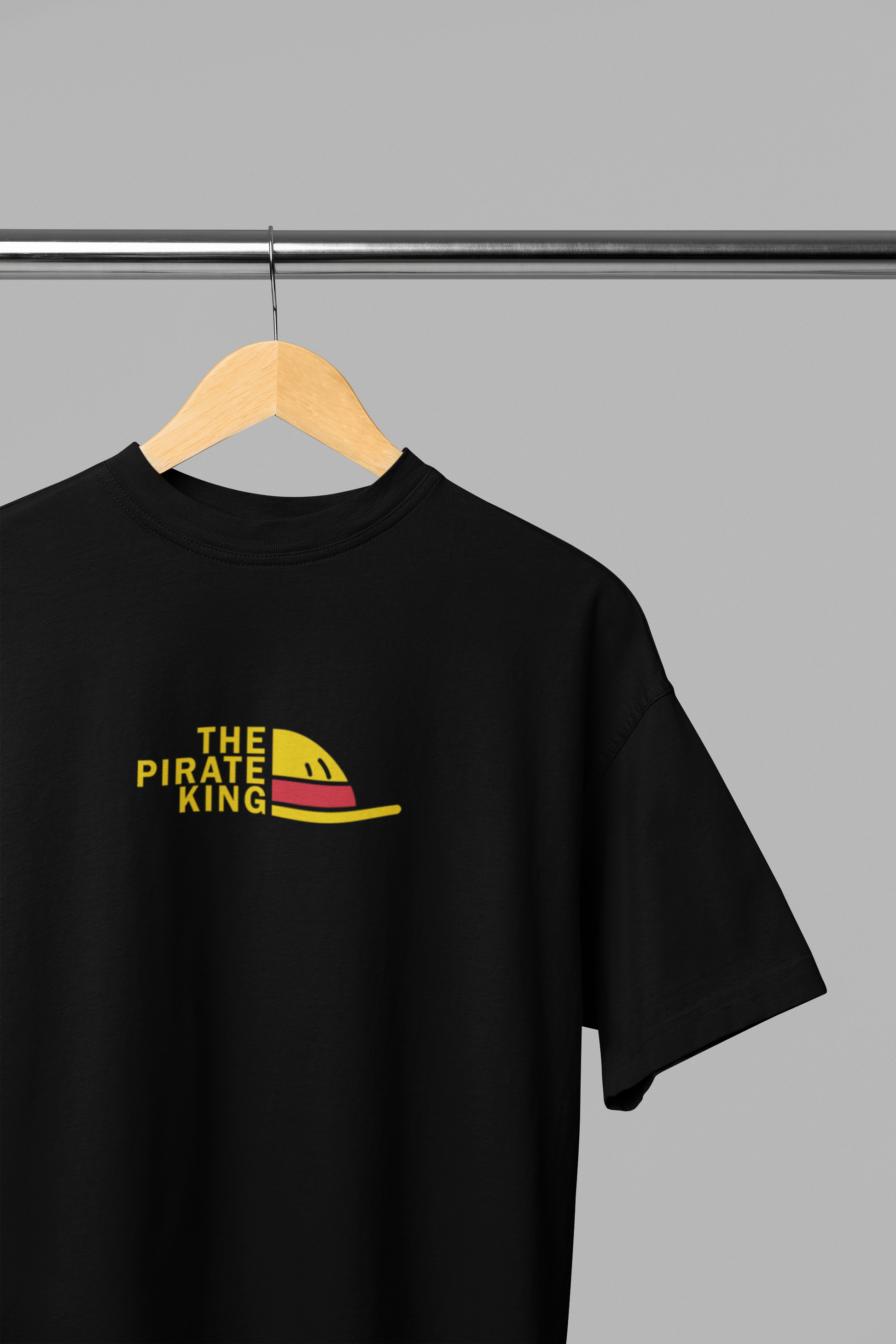 The Pirate King- Monkey D Luffy: Anime- Oversized T-Shirts