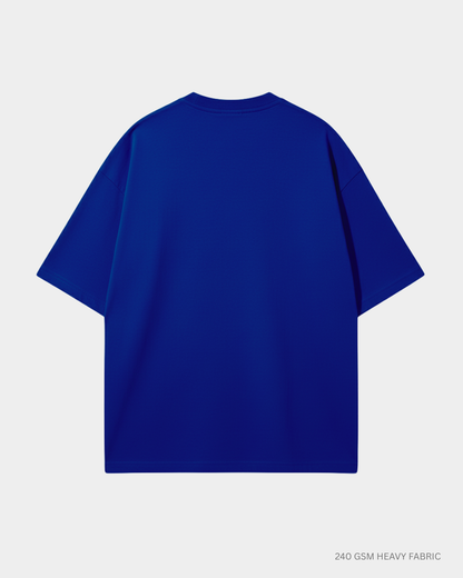 Basic Royal Blue Unisex Oversized T-shirt