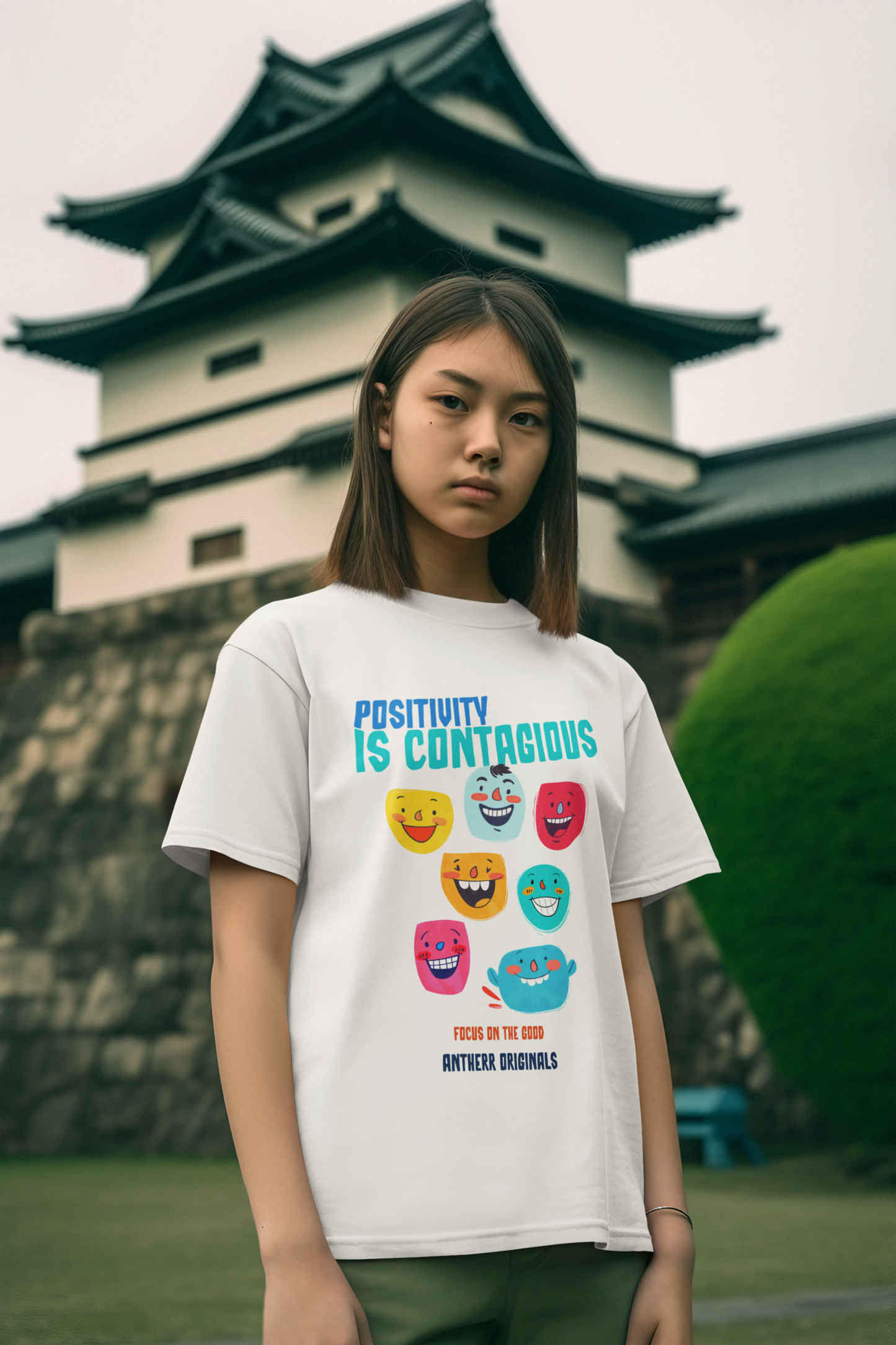 Positivity Is Contagious: Oversized T-Shirts