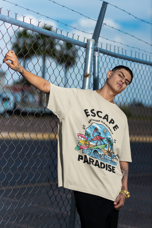 Escape: Oversized T-Shirts BEIGE