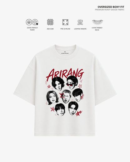 Arirang Squad Unisex Oversized T-Shirt | Antherr Core