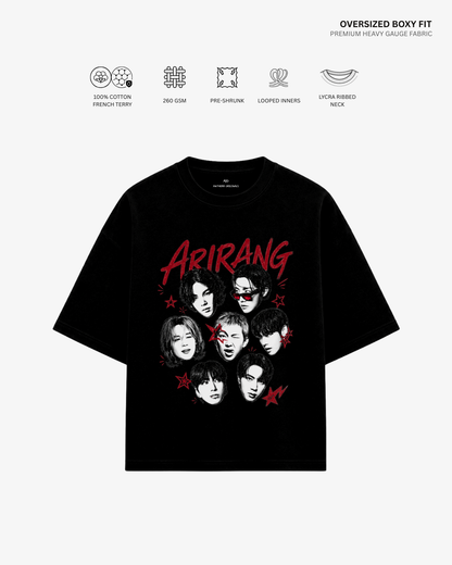 Arirang Squad Unisex Oversized T-Shirt | Antherr Core