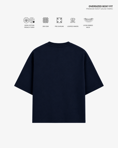 Winter Bear French Terry Oversized T-Shirt | Antherr Core