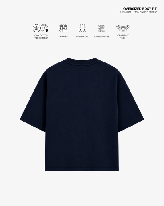 Winter Bear Taehyung French Terry Oversized T-Shirt | Antherr Core