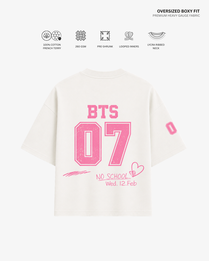 Skool Luv Affair Album French Terry Oversized T-Shirt | Antherr Core