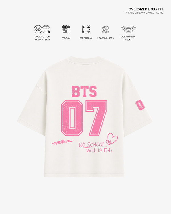 Skool Luv Affair Album French Terry Oversized T-Shirt | Antherr Core