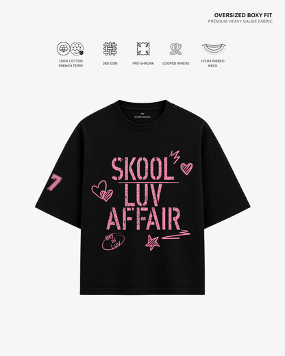 Skool Luv Affair Album French Terry Oversized T-Shirt | Antherr Core