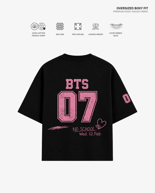 Skool Luv Affair Album French Terry Oversized T-Shirt | Antherr Core