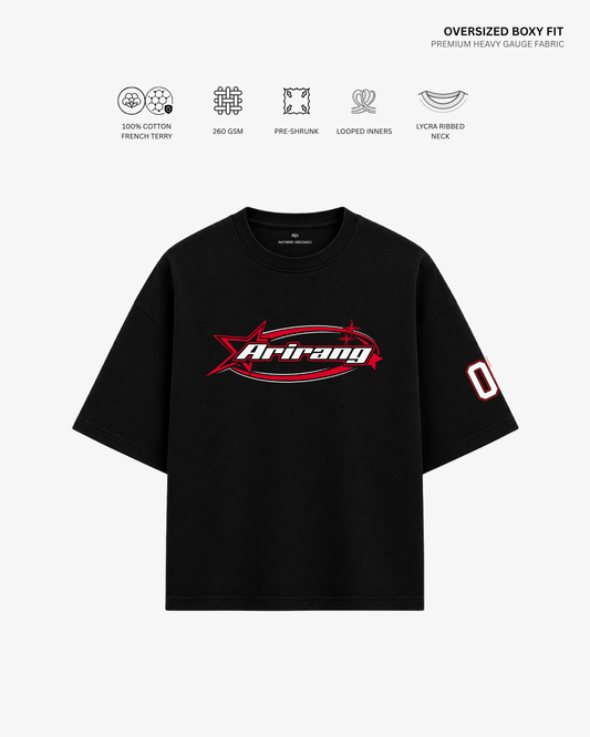 Arirang Varsity Edition French Terry Oversized T-Shirt | Antherr Core