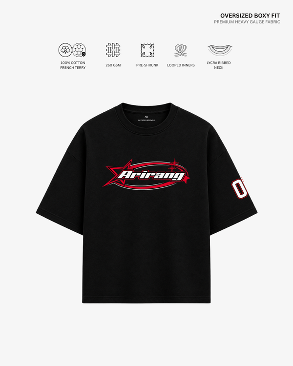 Arirang Varsity Edition French Terry Oversized T-Shirt | Antherr Core
