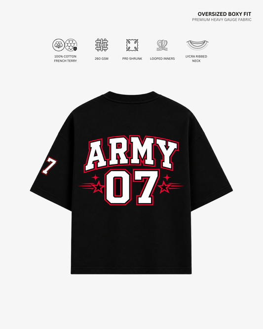 Arirang Varsity Edition French Terry Oversized T-Shirt | Antherr Core