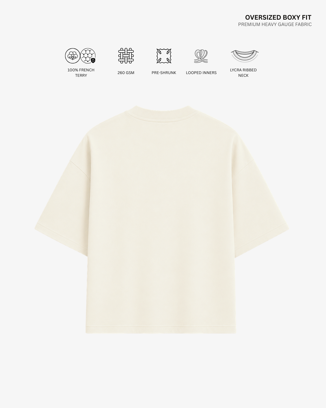 Grammy? No Thanks French Terry Oversized T-Shirt | Antherr Core