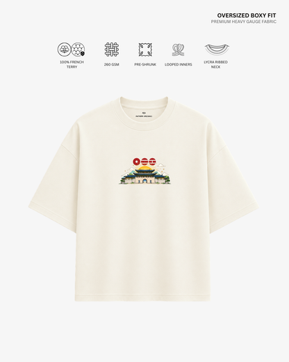 Into The Sun Arirang Unisex Oversized T-Shirt