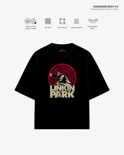 Linkin Park French Terry Oversized T-Shirt | Antherr Core