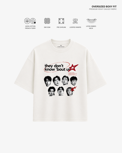 They Don't Know Arirang French Terry Oversized T-Shirt | Antherr Core