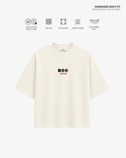 Love My Wife Arirang Version French Terry Oversized T-Shirt | Antherr Core