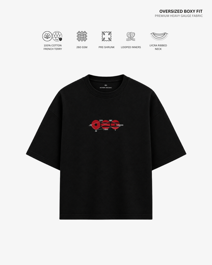 Chibi FYA Arirang Unisex French Terry Oversized T-Shirt