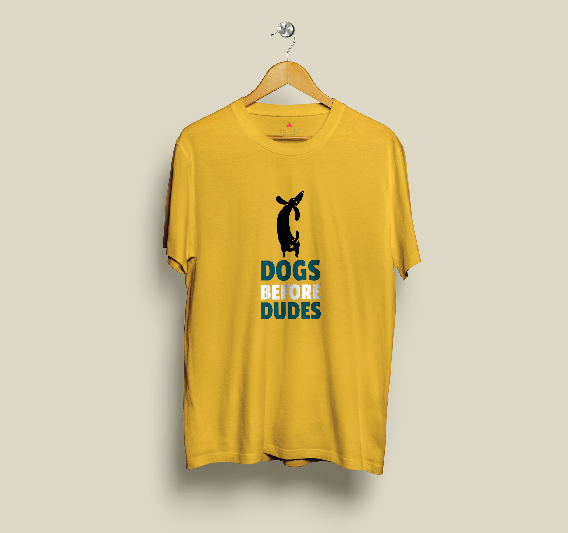 " DOGS BEFORE DUDES " - UNISEX HALF-SLEEVE T-SHIRTS